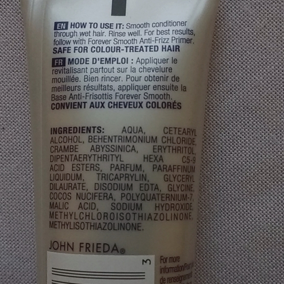 John Frieda Frizz Ease Forever Smooth conditioners - Picture 3 of 3